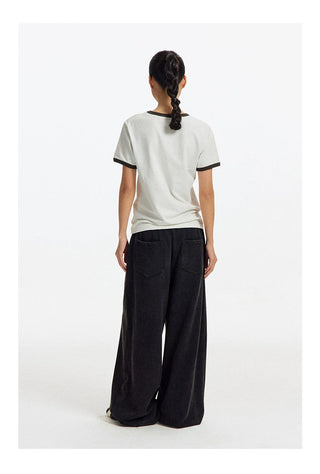 [CONP] Washed Textured T-shirt