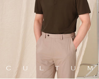 [CULTUM] Solid Color Polo Shirt