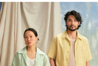 [CULTUM] Linen Cuban Collar Shirt