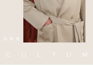 [CULTUM] Tencel Blend Short Robe