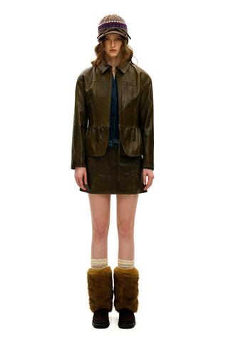 [Moromoro2] Wool Blend Collar Cardigan