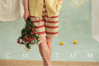 [CULTUM] Linen Cuban Collar Shirt