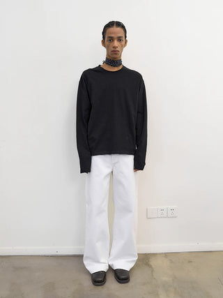 [NeverSeez] Slub Cotton Long Sleeve T-shirt