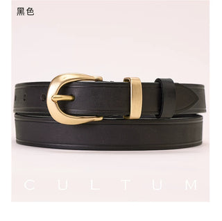 [CULTUM] Top-Grain Leather Belt