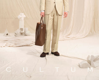 [CULTUM] Double-breasted Peak Lapel Suit Set