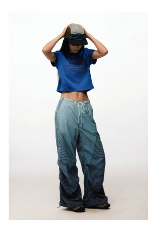 [CONP] Crinkle Paratrooper Pants
