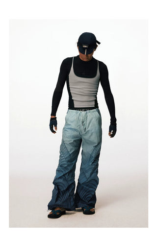 [CONP] Crinkle Paratrooper Pants