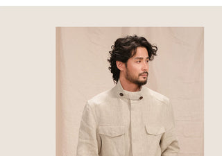 [CULTUM] French Linen M65 Jacket