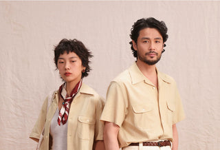 [CULTUM] Seersucker Cuban Collar Shirt