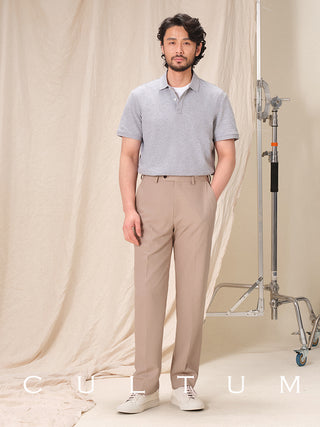 [CULTUM] Solid Color Polo Shirt