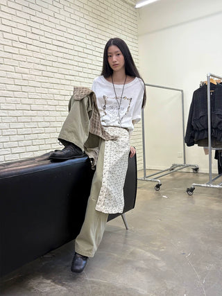 [NeverSeez] Printed Short Sleeve T-Shirt