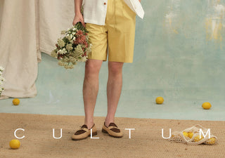 [CULTUM] Linen Cuban Collar Shirt