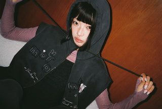 [Moromoro2] Rabbit Applique Hooded Vest