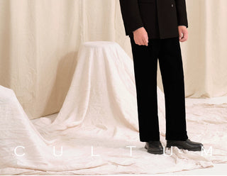 [CULTUM] Double-breasted Peak Lapel Suit Set
