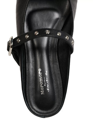 [moromoro2] Leather Ballet Flats