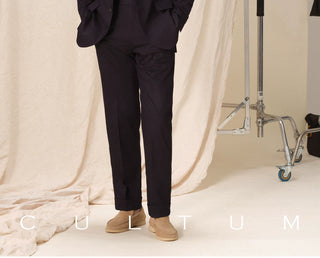 [CULTUM] Solid Color Polo Shirt