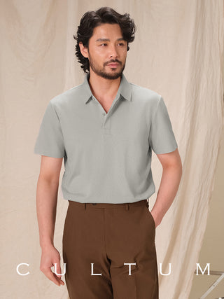 [CULTUM] Solid Color Polo Shirt