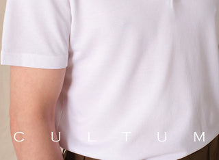 [CULTUM] Solid Color Polo Shirt