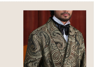[CULTUM] Paisley Jacket Robe