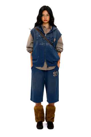 [Moromoro2] Rabbit Applique Hooded Vest