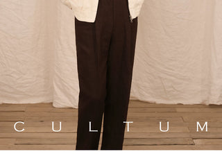 [CULTUM] Linen Harrington Jacket