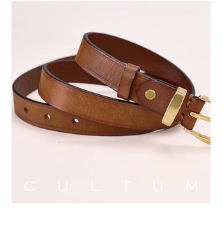 [CULTUM] Top-Grain Leather Belt
