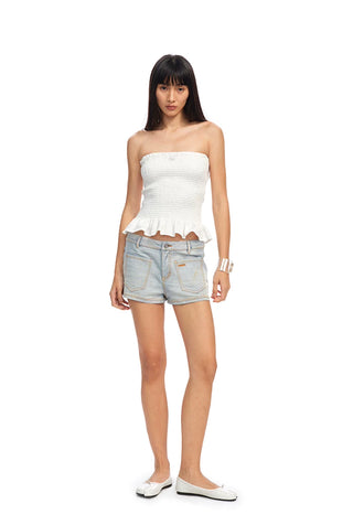 [NOTAWEAR] Mermaid Ruffle Tube Top