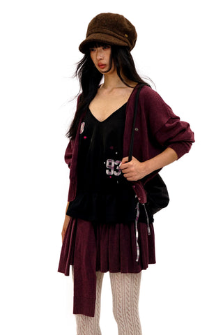 [Moromoro2] Rabbit Applique Stone Wash  Camisole