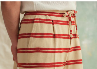 [CULTUM] Striped Knit Shorts