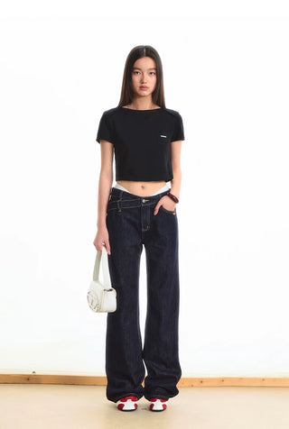 [NOTAWEAR] Envelope Collar Cotton T-Shirt