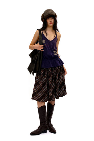 [Moromoro2] Rabbit Applique Stone Wash  Camisole