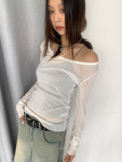 [Sunscreen] Long sleeve top