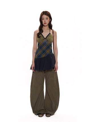 [moromoro2] Satin Leopard Ballet Flats