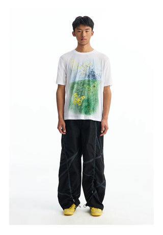 [CONP] Textured Graphics T-shirt