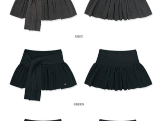 [Moromoro2] Knit Cardigan Skirt Set