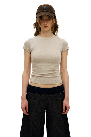 [Moromoro2] Basic Slim T-shirt