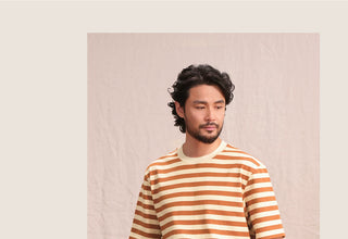 [CULTUM] Stripe Short-Sleeve Tee