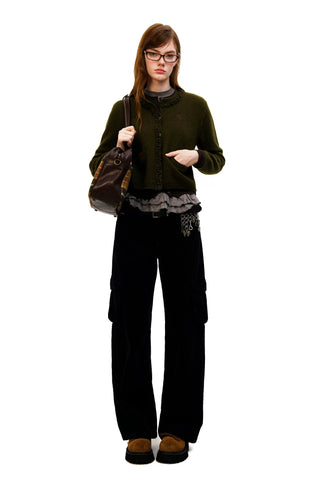 [Moromoro2] Long Sleeve Lace T-shirt