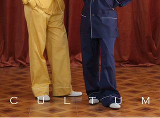 [CULTUM] Piped Pajama Shirt