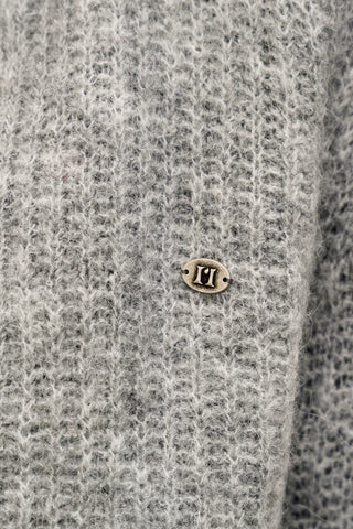 [Moromoro2] Wool Blend Collar Cardigan