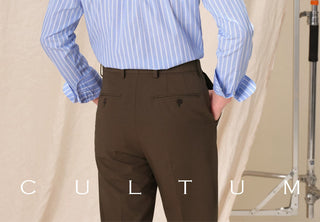 [CULTUM] Cotton Stripe Shirt