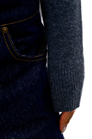 [Moromoro2] Bow Stripe Sweater