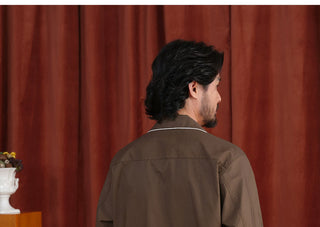 [CULTUM] Piped Pajama Shirt