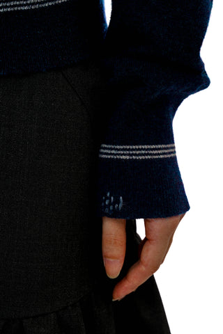 [Moromoro2] Argyle Polo Sweater