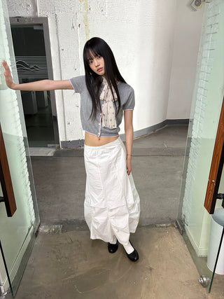 [NeverSeez] Colorblock Knit Cardigan