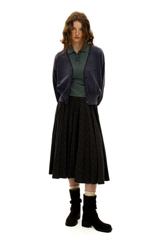 [Moromoro2] Knit Cardigan Skirt Set