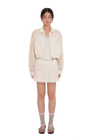 [moromoro2] Lace Bow Skirt