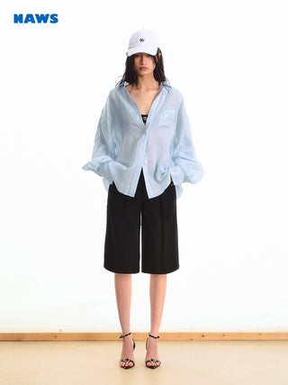 [NOTAWEAR] Low-Rise Bermuda Shorts