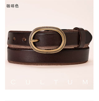 [CULTUM] Top Grain Distressed Belt