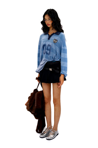 [Moromoro2] Faux Three-piece Pleated Skirt